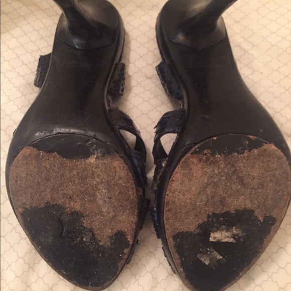 Stuart Weitzman Python strappy heels - Picture 8 of 8